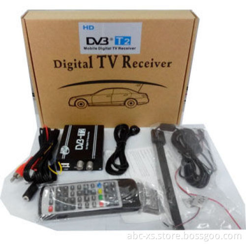 Russia Dual-tuner Car DVB-T2, support MEPGE2/MPEG4/H.264 decoding support PVR,TimeShift